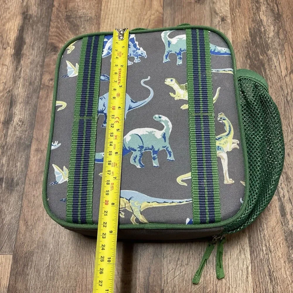 Pottery Barn Kids Mackenzie Green Multi Dino Lunch Box Caden